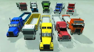 Transporter Truck Driving 3D captura de pantalla 