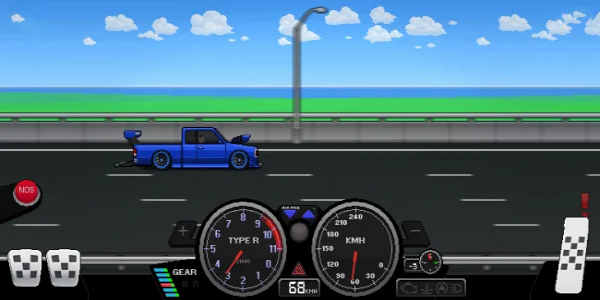 Pixel Car Racer ekran görüntüsü 1