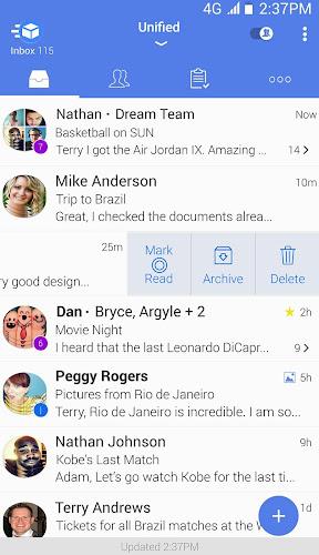 Type App mail - email app zrzut ekranu 3