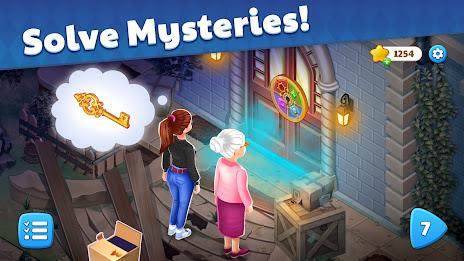 Mansion Mystery : Match 3 Game экрана 2