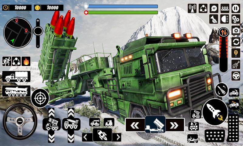 US Army Missile Launcher Game Screenshot 1