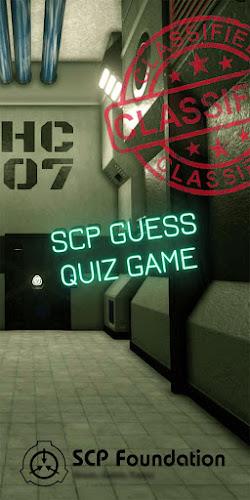 scp quiz game ဖန်သားပြင်ဓာတ်ပုံ 1