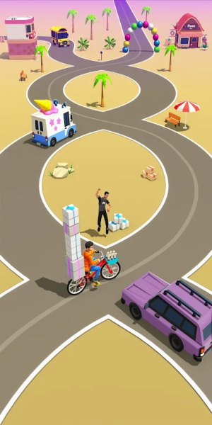 Paperboy Ticket Delivery Game zrzut ekranu 2