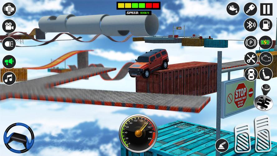 Mega Ramp Car Stunt Games 3d captura de pantalla 