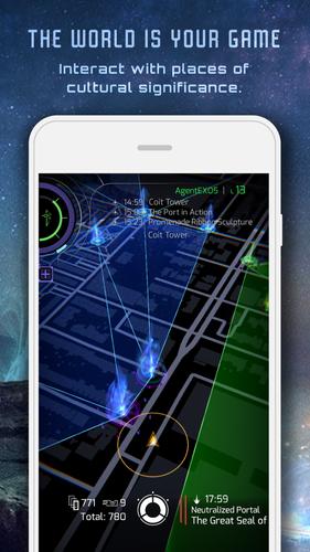 Ingress Prime экрана 1