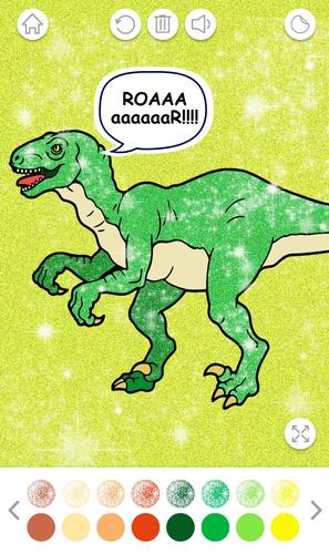 Screenshot Crianças Jogo Colorir Glitter 4
