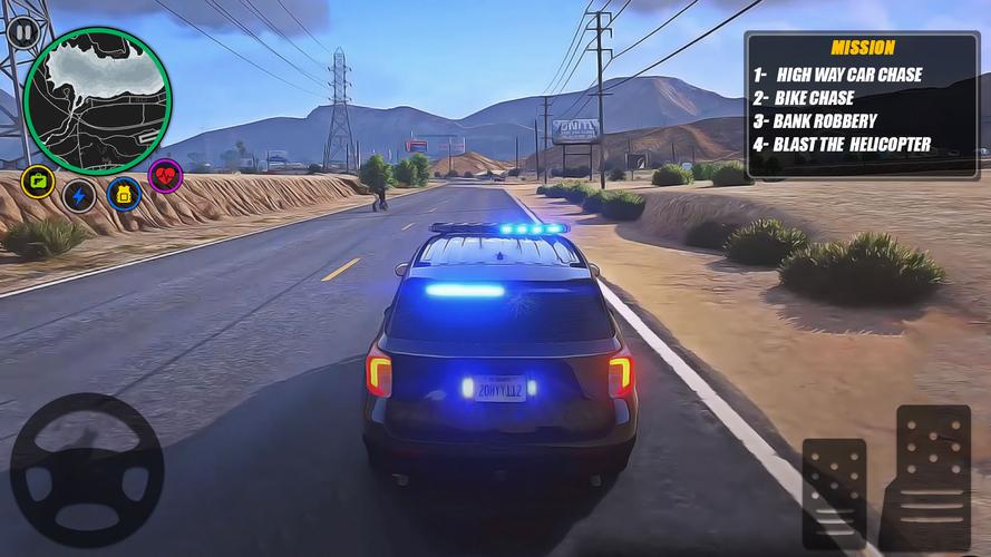 Police Van Driving: Cop Games captura de pantalla 