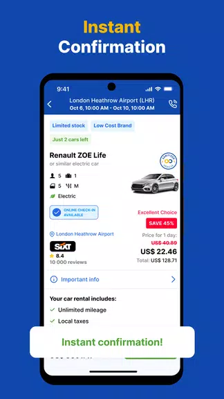 EconomyBookings Car Rental स्क्रीनशॉट 3