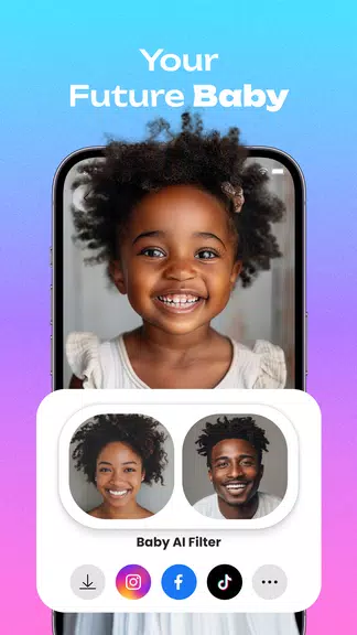 AI Baby Generator: Face Maker captura de pantalla 
