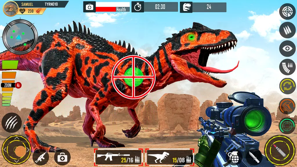 Real Dino Hunting Gun Games ekran görüntüsü 1
