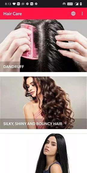 Hair Care - Dandruff, Hair Fal ekran görüntüsü 1