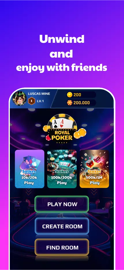 Royal Poker ဖန်သားပြင်ဓာတ်ပုံ 1