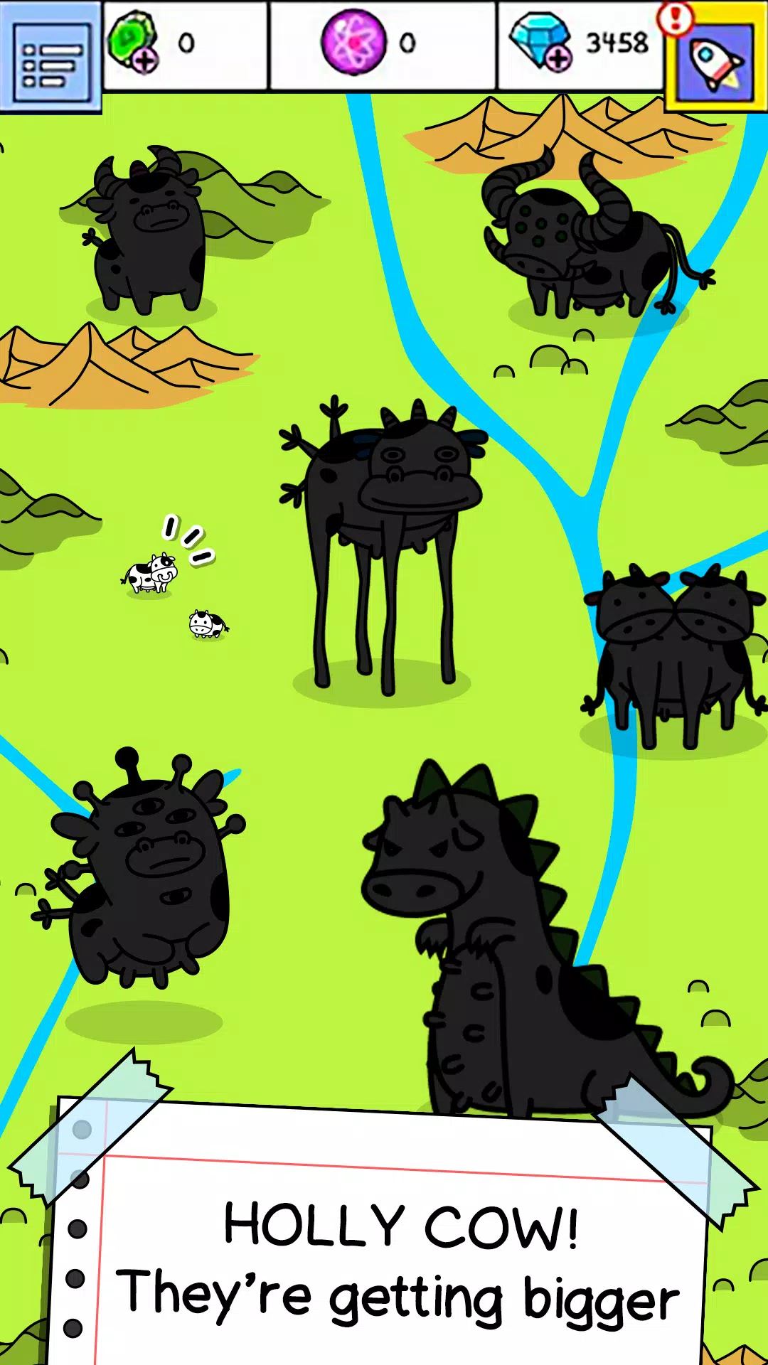 Cow Evolution: Juego de Vacas captura de pantalla 