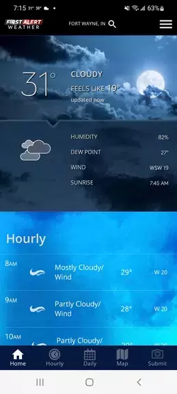 21Alive First Alert Weather экрана 1