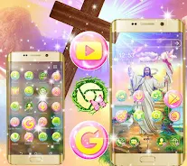 Jesus Launcher Theme zrzut ekranu 1