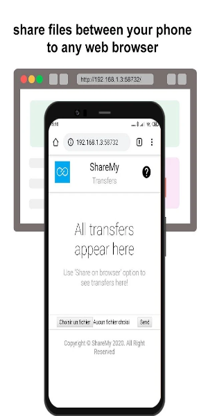 xShare- Transfer & Share files ဖန်သားပြင်ဓာတ်ပုံ 2