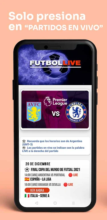 Futbol Live экрана 4