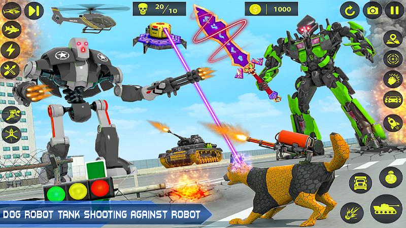 Army Tank Robot Car Games: zrzut ekranu 1