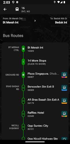 SG Bus Arrival Times Screenshot 4