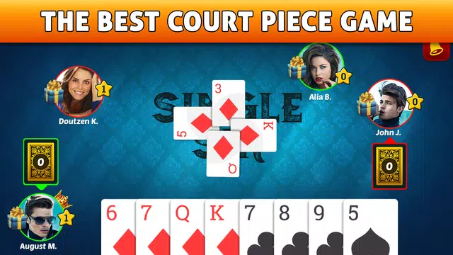 Court Piece - Rang Card Games स्क्रीनशॉट 1