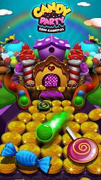 Candy Donuts Coin Party Dozer экрана 1