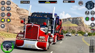 US Cargo Truck Simulator Game स्क्रीनशॉट 4