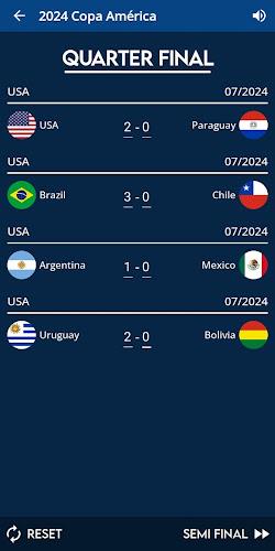 Copa América Calculator captura de pantalla 