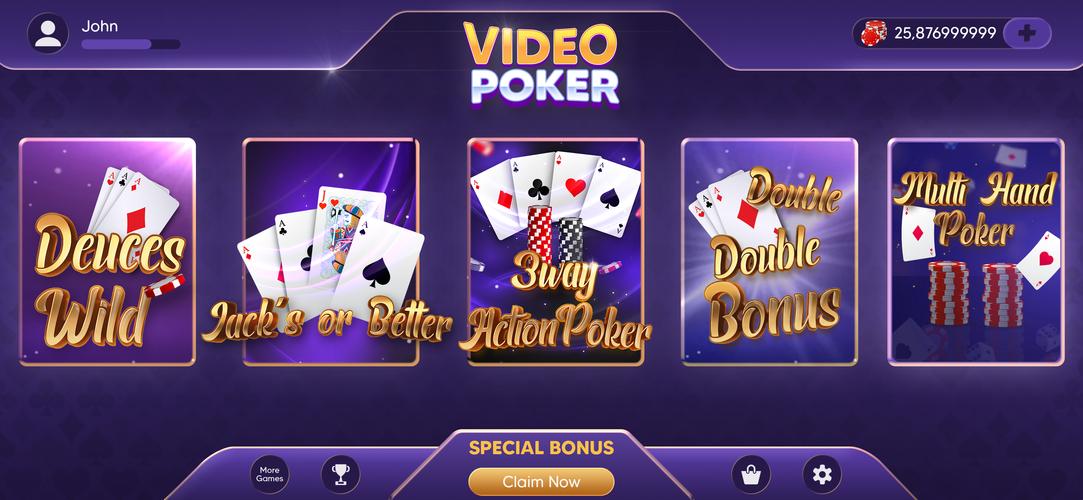 Video Poker Plus экрана 4