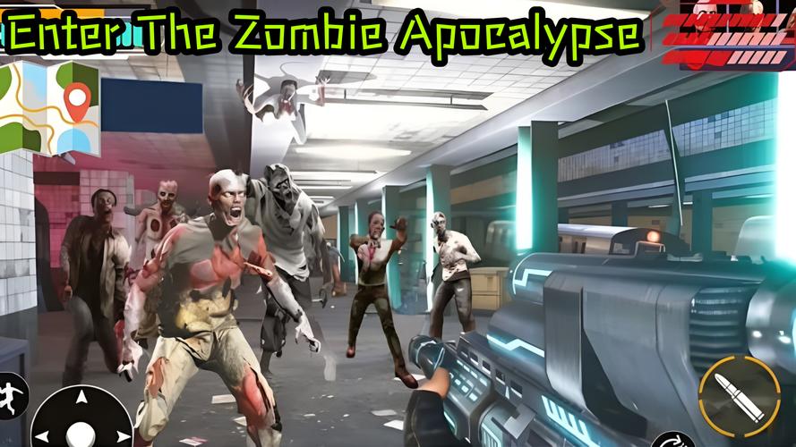 Zombie Apocalypse-Dead City captura de pantalla 