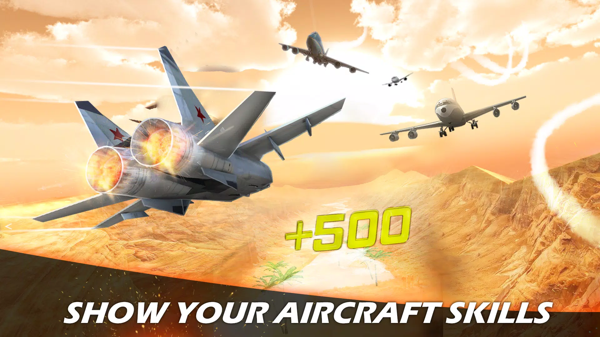 Jet Fighter Airplane Racing स्क्रीनशॉट 3