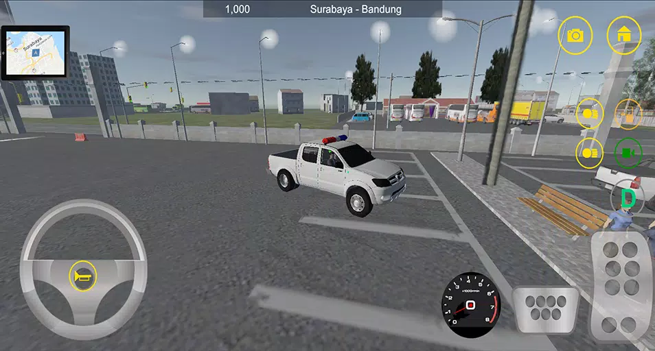 Pickup Police drive Game 3D Screenshot 3