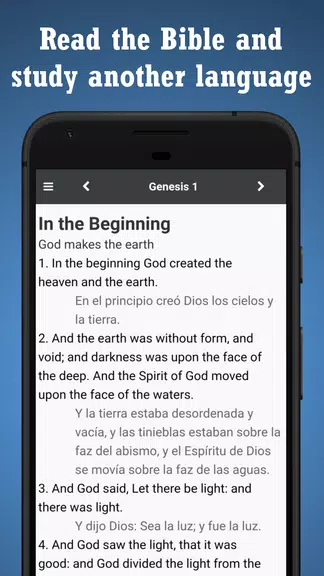 Screenshot BIBLE SPANISH ENGLISH 1