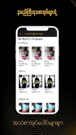 ရွှေနားဆင် Myanmar Audio Books screenshot 2