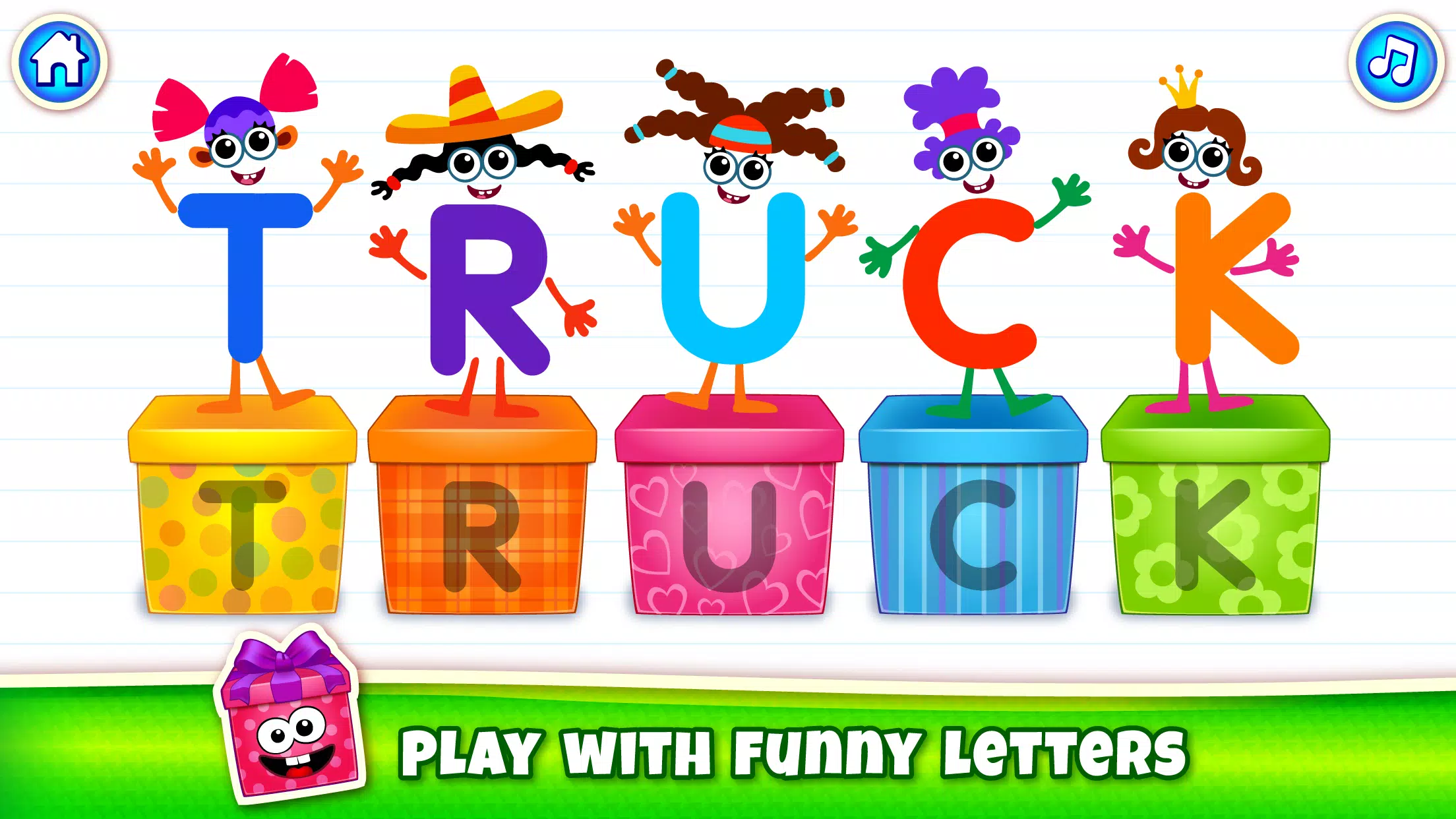 Bini ABC Kids Alphabet Games! Screenshot 3