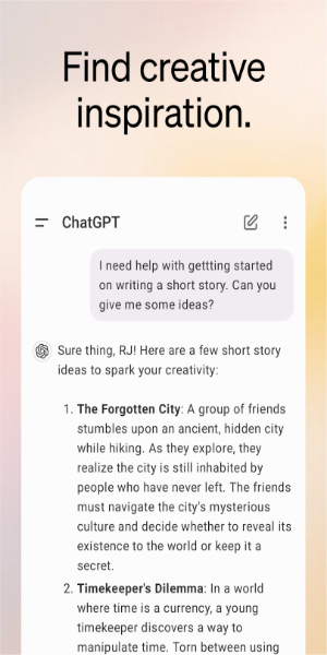 ChatGPT screenshot 2