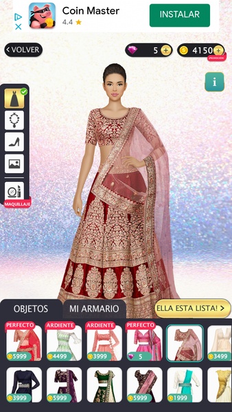 Indian Fashion Dressup Stylist ekran görüntüsü 4