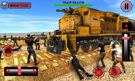 US Army Train Zombie Shooting Screenshot 1