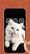 Kitty Cat Pin Lock Screen captura de pantalla 