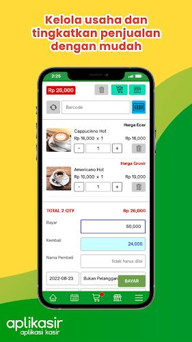 Kasir POS Aplikasir ảnh chụp màn hình 2