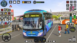 City Coach Bus Driving 2023 экрана 4