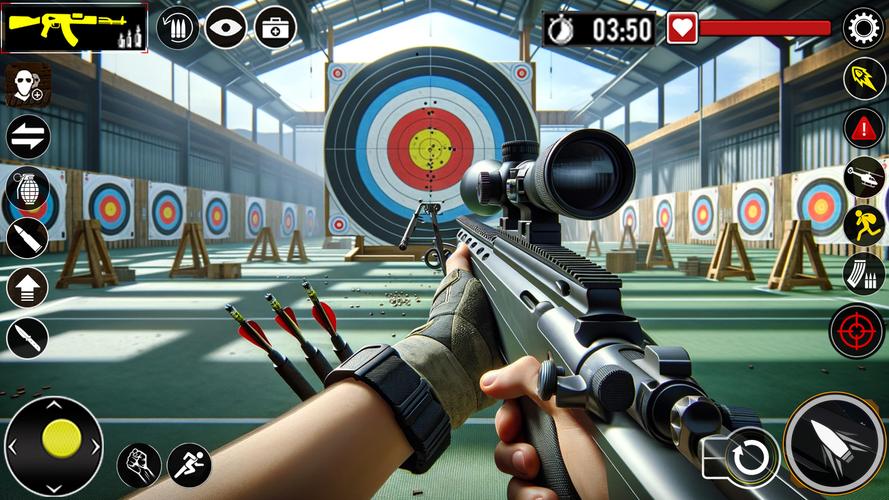 Real Target Gun Shooter Games ekran görüntüsü 1