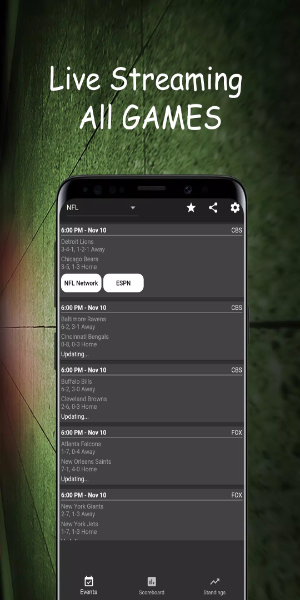 Screenshot Dofu Live NFL NBA NHL Baseball 1
