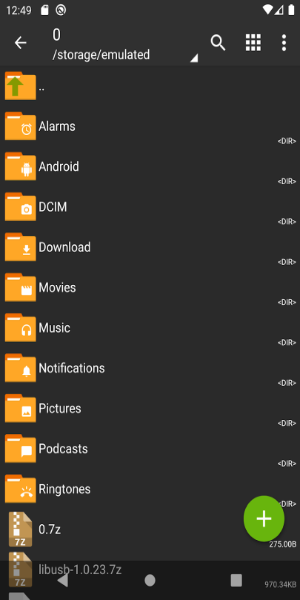 Screenshot ZArchiver 1