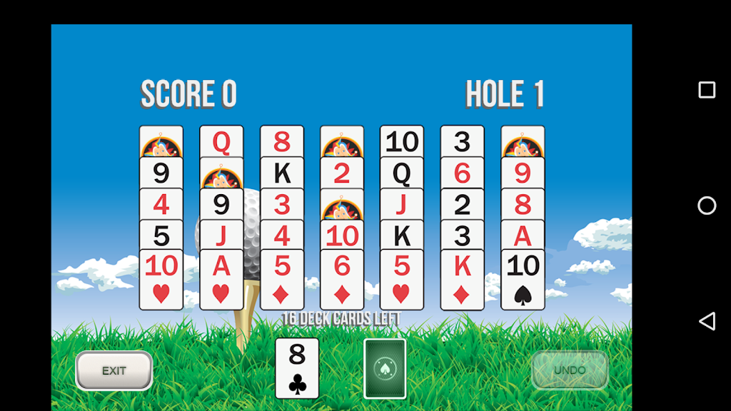 Screenshot Golf Solitaire 18 2