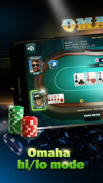 Live Poker Tables–Texas holdem and Omaha zrzut ekranu 3