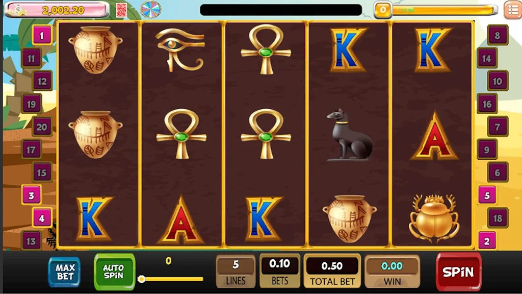 Egyptian Classic Slot Machine ekran görüntüsü 1