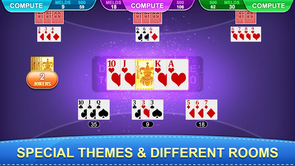 Rummy - Gin Rummy Card Games captura de pantalla 