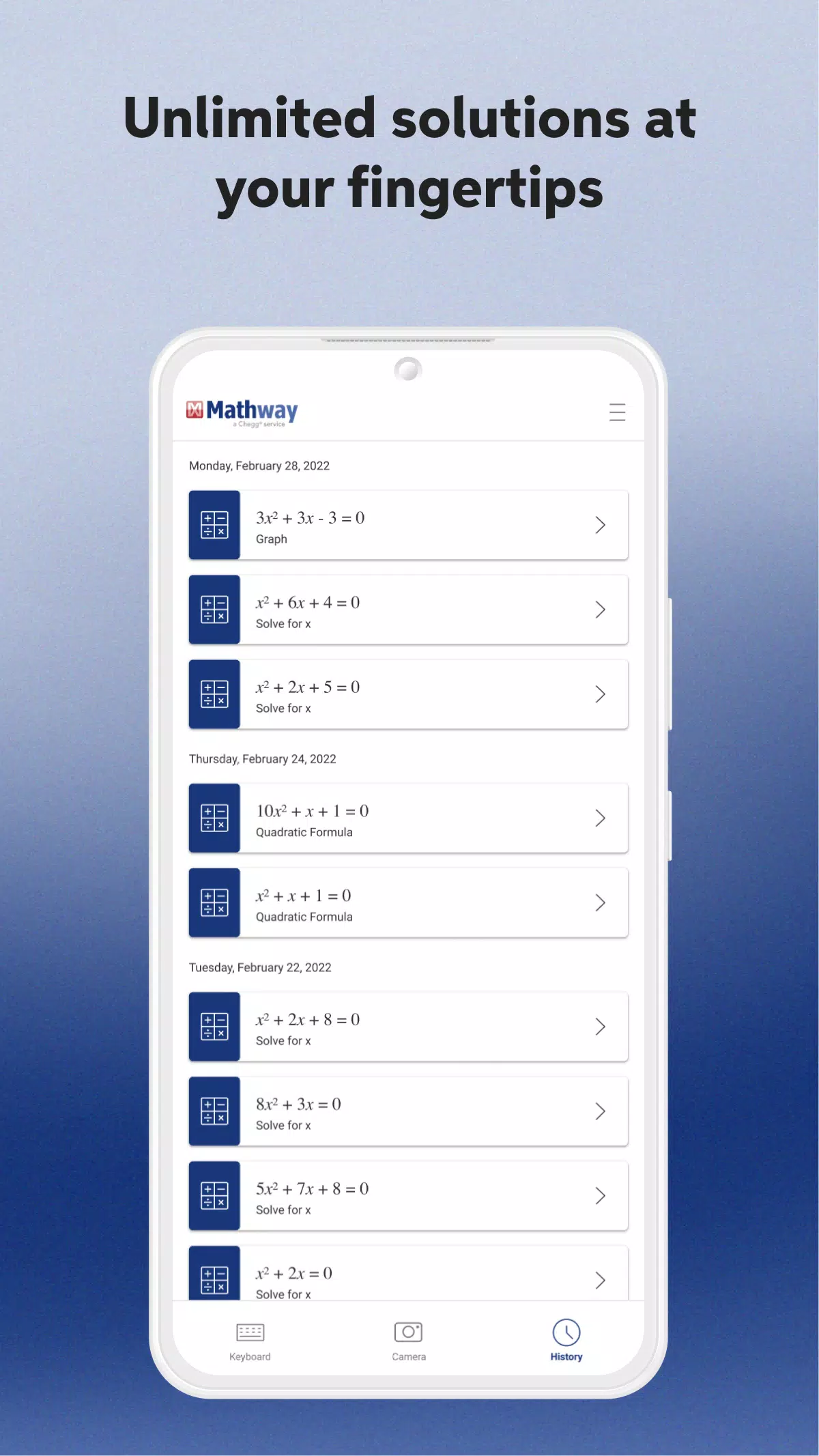 Mathway स्क्रीनशॉट 4