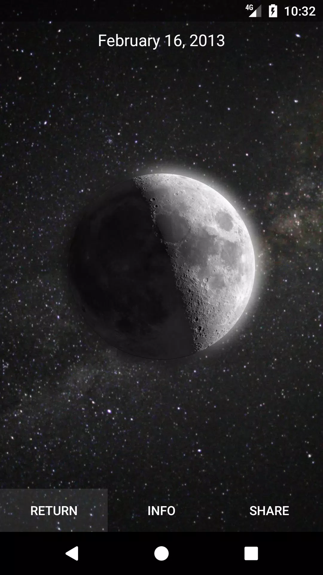 Screenshot MOON - Current Moon Phase 4