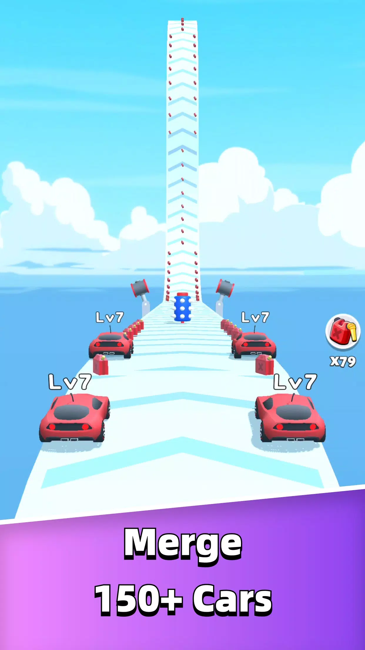 Merge Car Run Screenshot 2